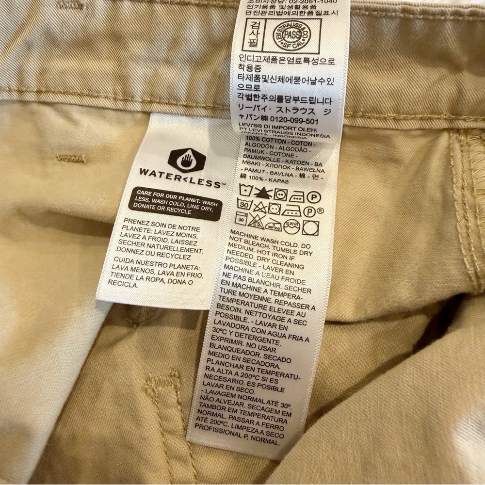 Levis 94 Cargo Mini Skirt 29 Khaki Y2K Streetwear Normcore Gorpcore Indie Street - Picture 6 of 7